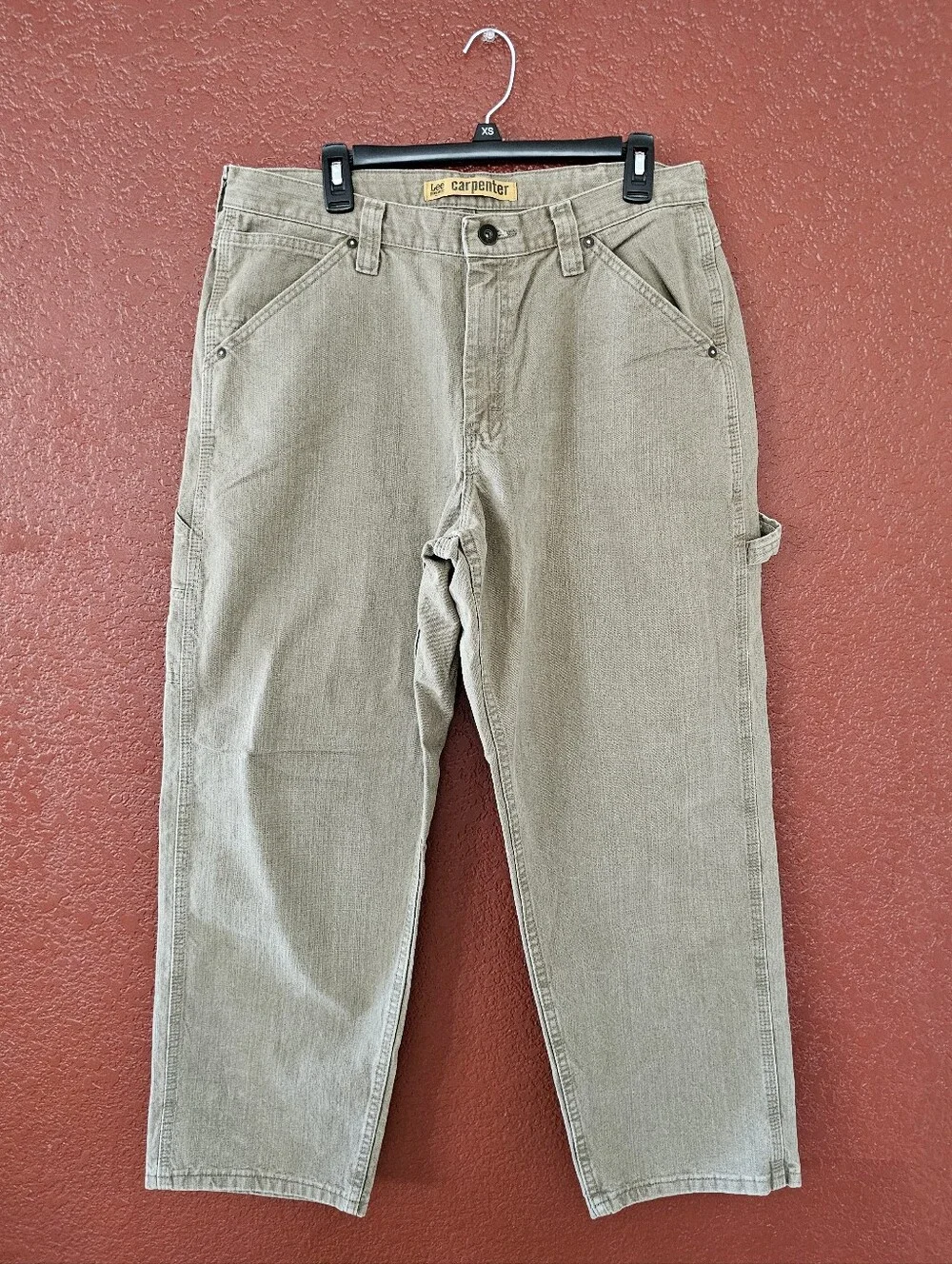 Lee Carpenter Men's Corduroy Pants in Light Khaki